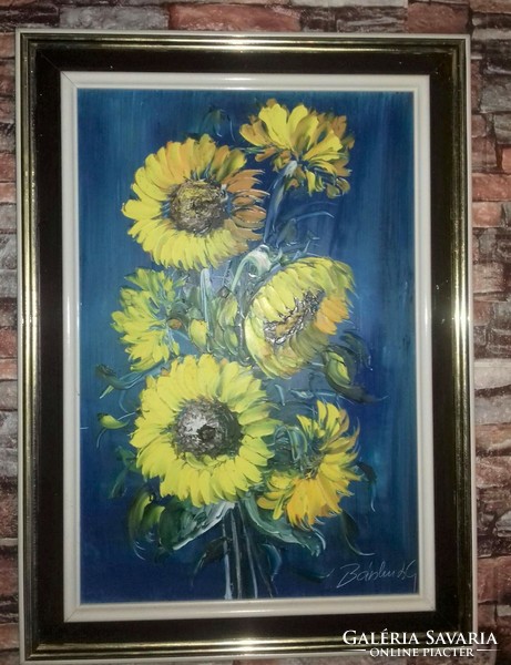 Gertrud Bánkuti: sunflowers - in rare bright colors