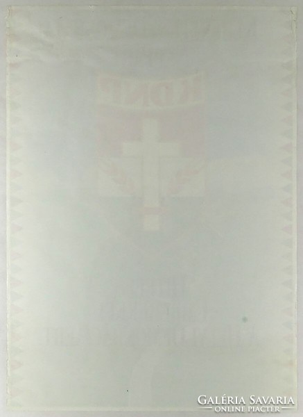 1M173 Kereszténydemokrata Néppárt KDNP nagyméretű retro plakát 1990