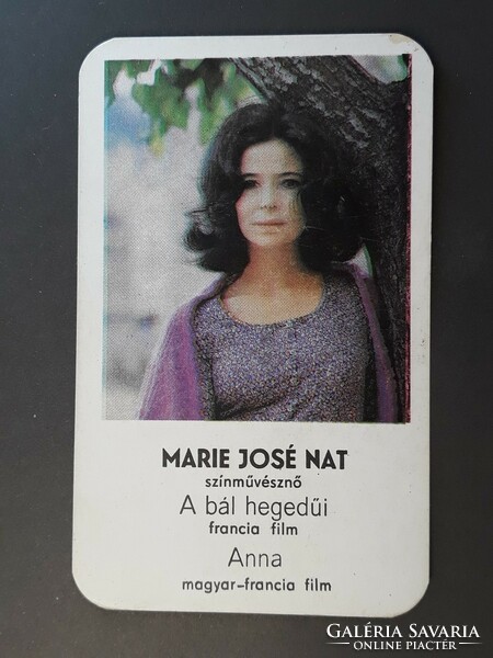 Old card calendar 1982 - with inscription maria josé nat - retro calendar