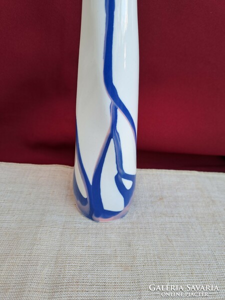 Rare aquincum vase with bluish pattern collector's piece heirloom