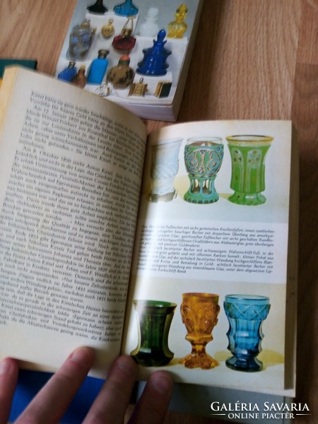 Antik üveg, régi pohár Könyvcsomag - Szakkönyvek