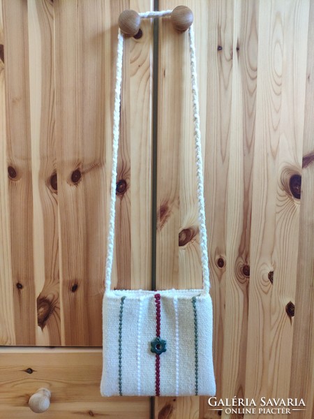 'Simply Hungarian' hand-woven wool bag/handbag in national colors