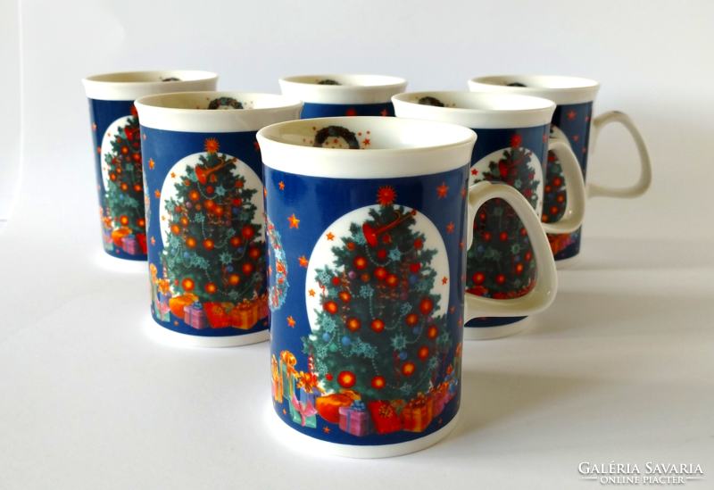 Beautiful German quality porcelain Christmas mug, cup