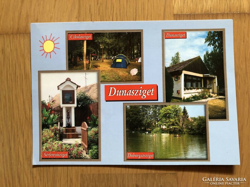Dunasziget postcard