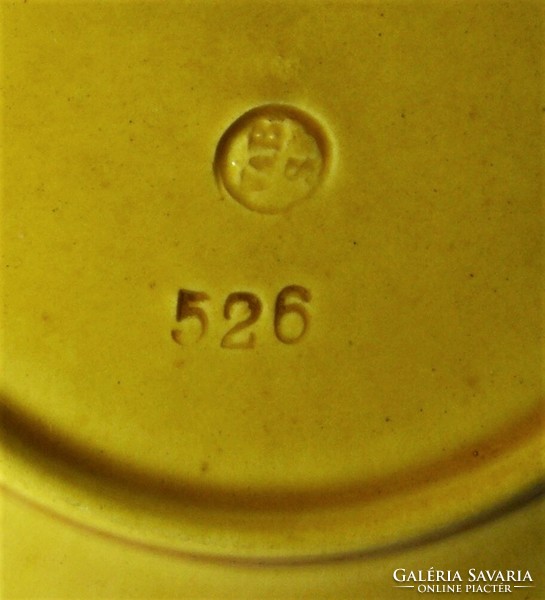Antik Villeroy & Boch Schramberg majolika tányér 5 db - 16 cm