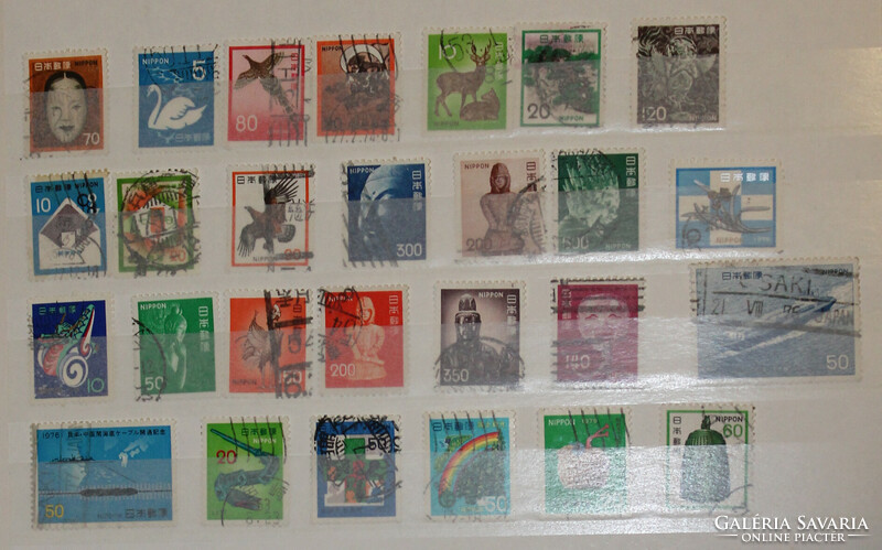 Japán bélyegek 1899-1980 futott bélyeg gyűjtemény 58 Ft/db átlag irányár