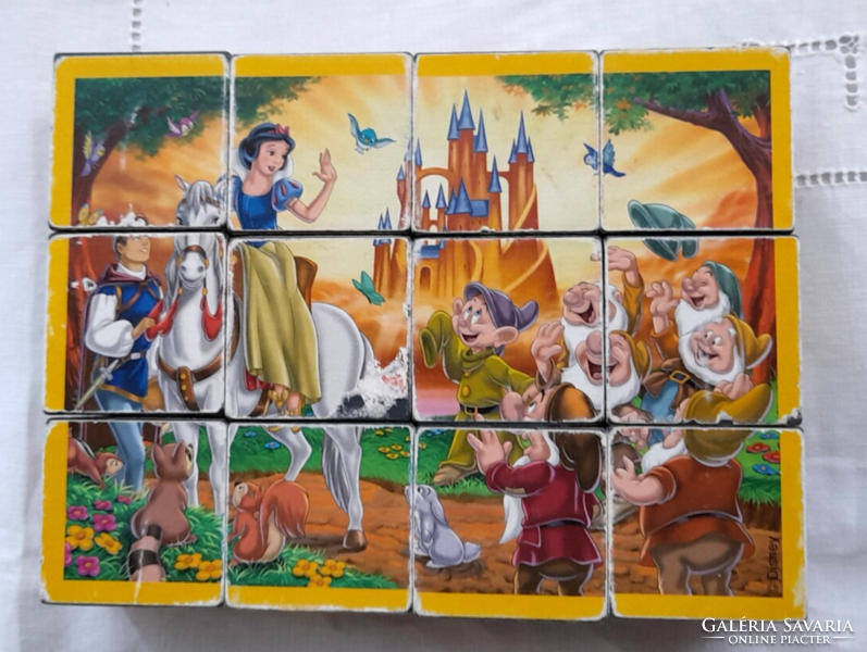 Retro disney puzzle - snow white -