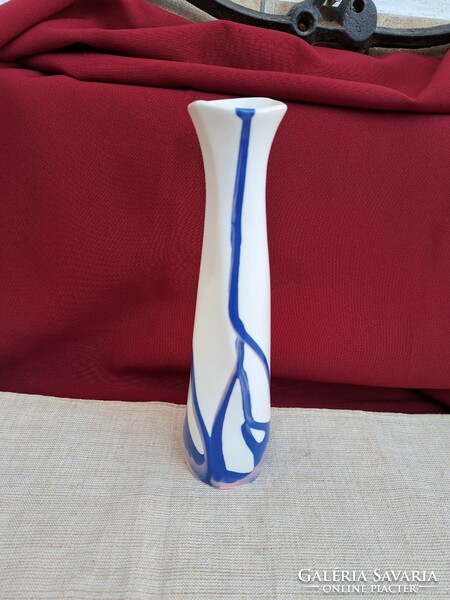 Rare aquincum vase with bluish pattern collector's piece heirloom