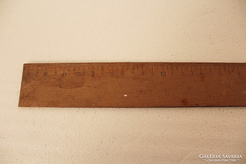 Old wooden ruler