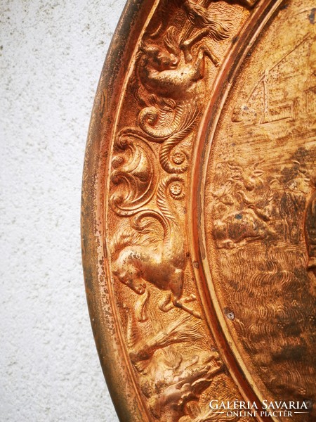 Leàraztam antique special cast iron Dernő wall bowl from Roznő, j1 or 2d, Slovakia, highlands.