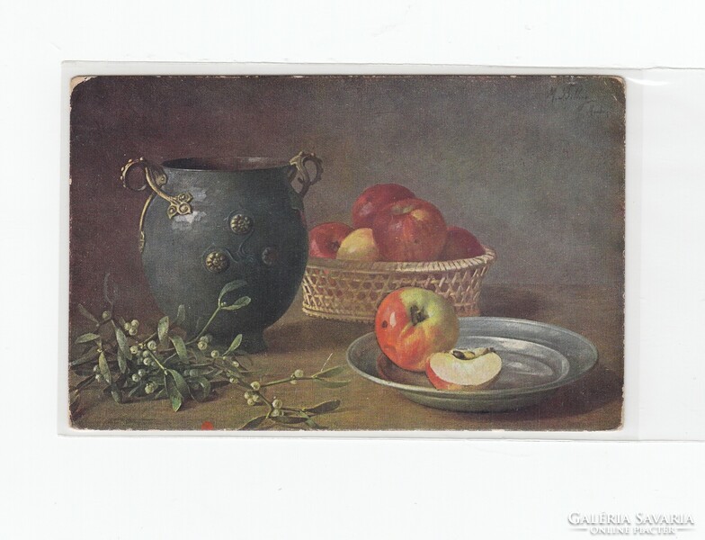 Greeting postcard still life cs:04 postal clean 