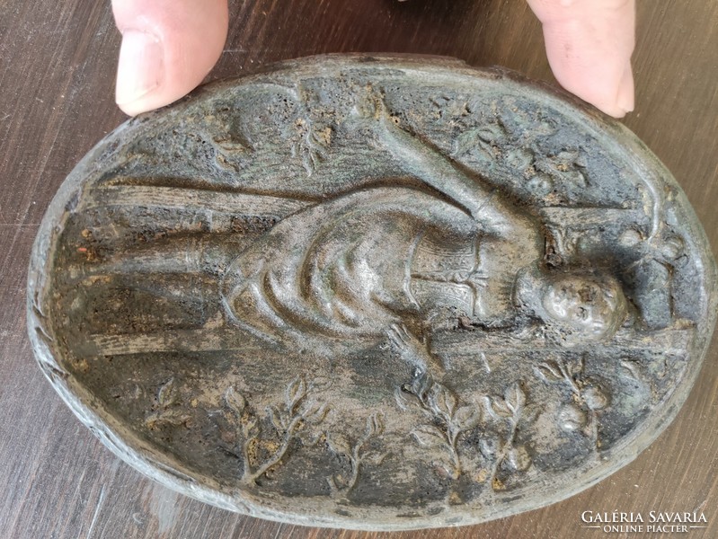 Old erotic ashtray