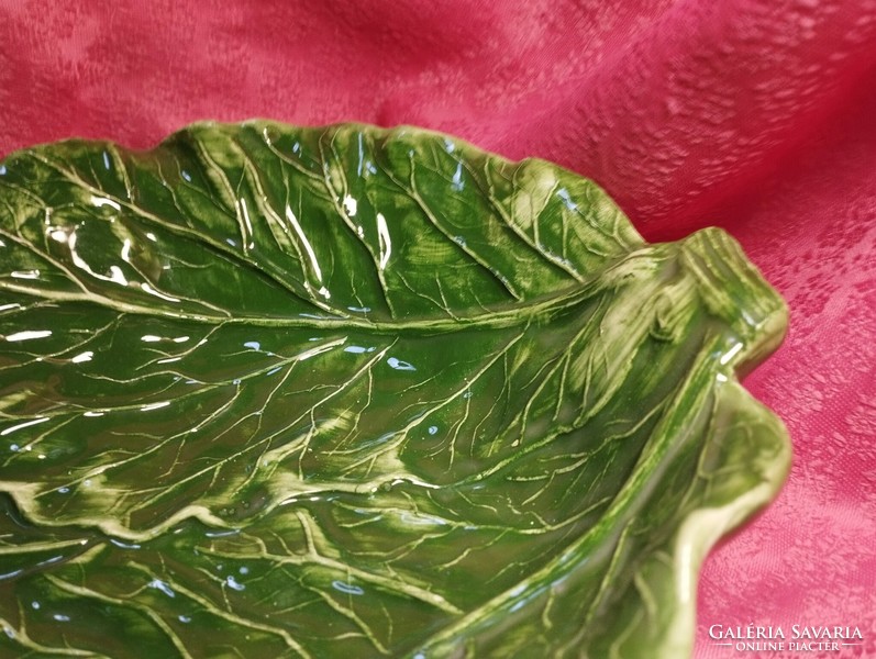 Ceramic leaf, centerpiece, serving bowl