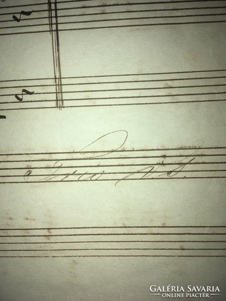 /1800-as évek/   Marsch iher Motive der Oper   Rigoletto von Verdi./ Szeleczky Idáé