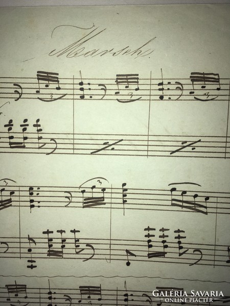 /1800-as évek/   Marsch iher Motive der Oper   Rigoletto von Verdi./ Szeleczky Idáé