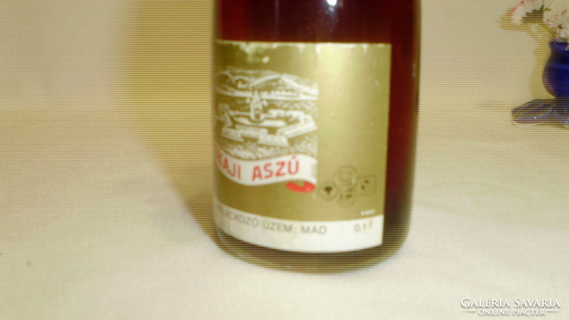 Tokaji aszú 1967 - three-shot, 0.1 liter retro mini drink