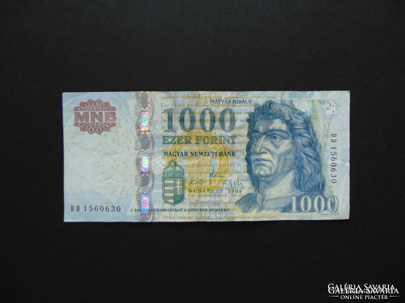 1000 forint 2009 DD