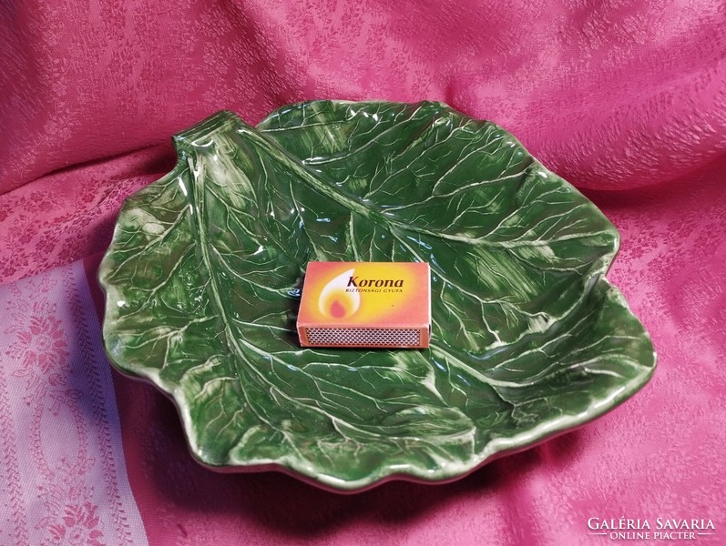 Ceramic leaf, centerpiece, serving bowl