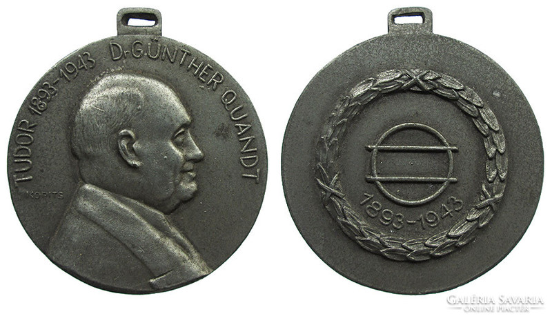 János Kopits: dr. Günther Quandt /1943/ German industrialist - BMW, Altana