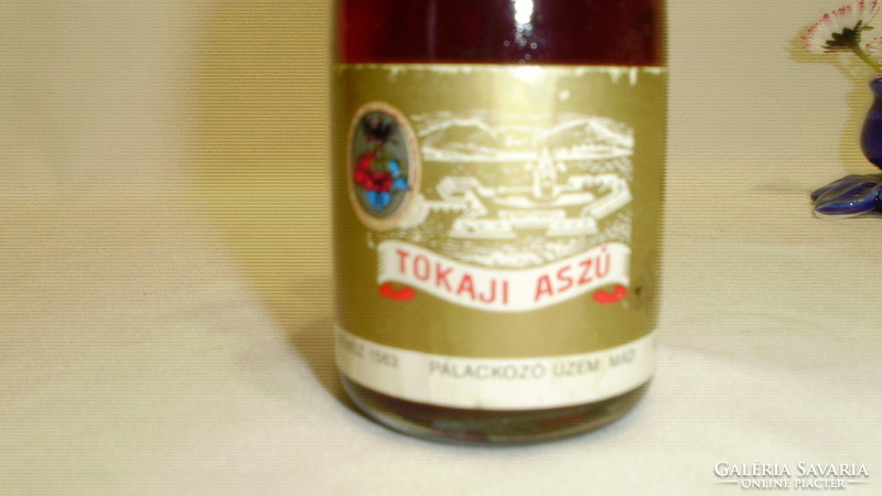 Tokaji aszú 1967 - három puttonyos, 0,1 literes retro mini ital