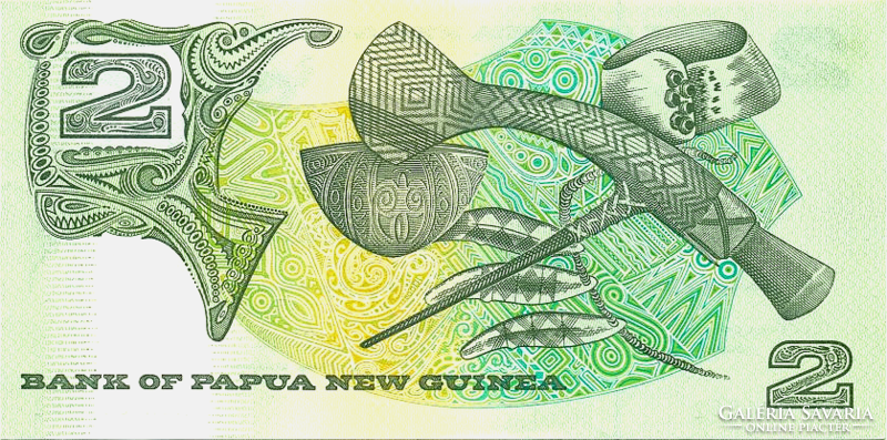 Pápua Új-Guinea 2 Kina 1989 UNC