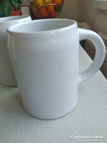 4 ceramic beer mugs for sale!