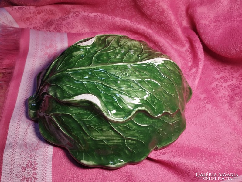 Ceramic leaf, centerpiece, serving bowl