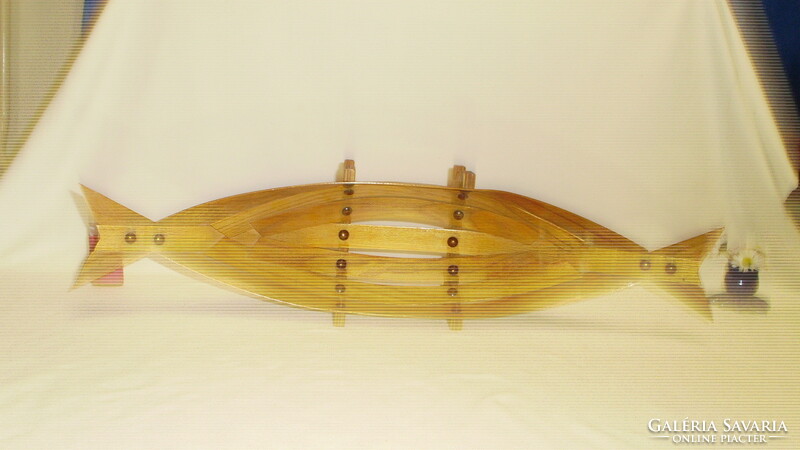 Retro table fruit serving bowl - boat shape