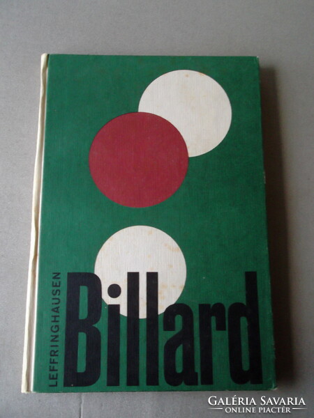 Billiard book for sale! German language