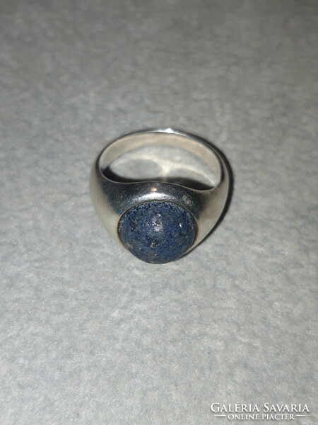 Lápisz köves ezüst gyűrű - 59- es méret