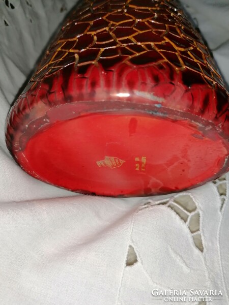 Zsolnay ox-glazed vase