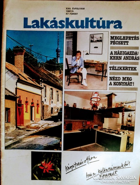 Lakáskultúra Magazin hét példánya a nyolcvanas évekből.