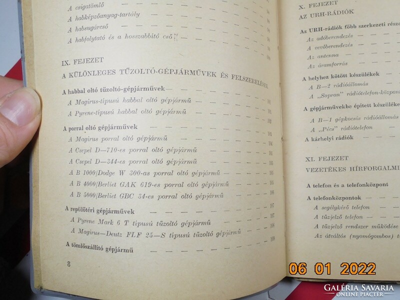 Belügyminisztérium Tanulmányi és kiképzési csoportfőnökség- Alapfokú tűzoltó műszaki ismeretek 1971