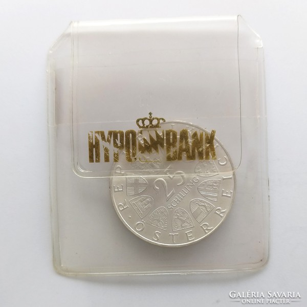 1970 Ezüst Osztrák 25 schilling. UNC. (No: 22/106.)