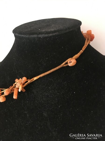 Carnelian Handcrafted Knotted Necklace