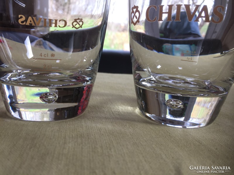Chivas Scotch whiskey glasses, 2 pcs (79/2)