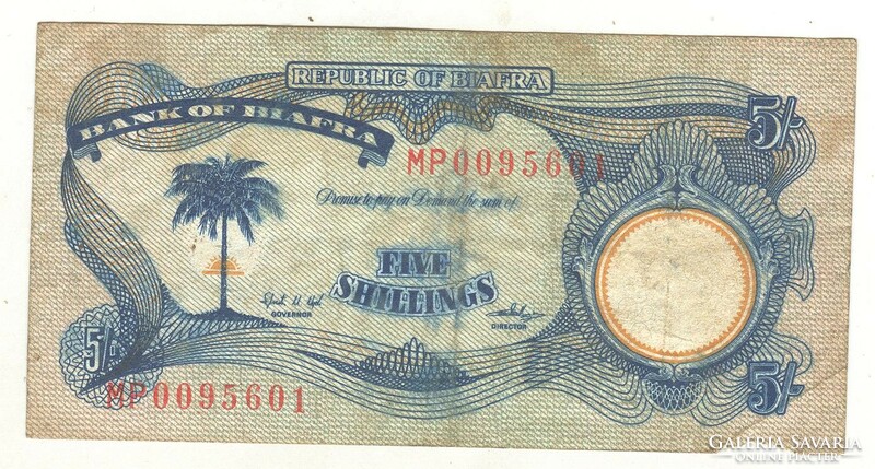 5 shilling 1968 Biafra