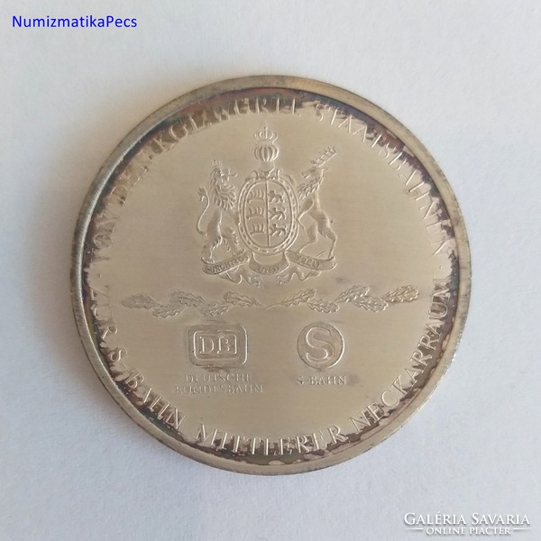 1978 German sbahn neckar coin (no: 22/53.)