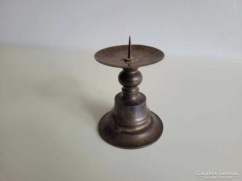 Old copper candlestick