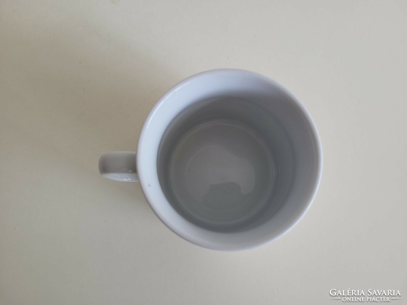 Régi Zsolnay porcelán bögre növényi indamintás retro teás csésze