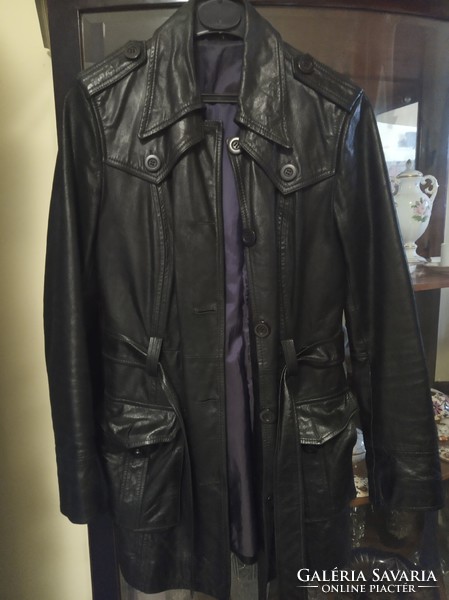 Buffalo leather, women's leather jacket