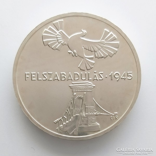 1975 Silver 200 forints. Unc. (No: 22/107.)