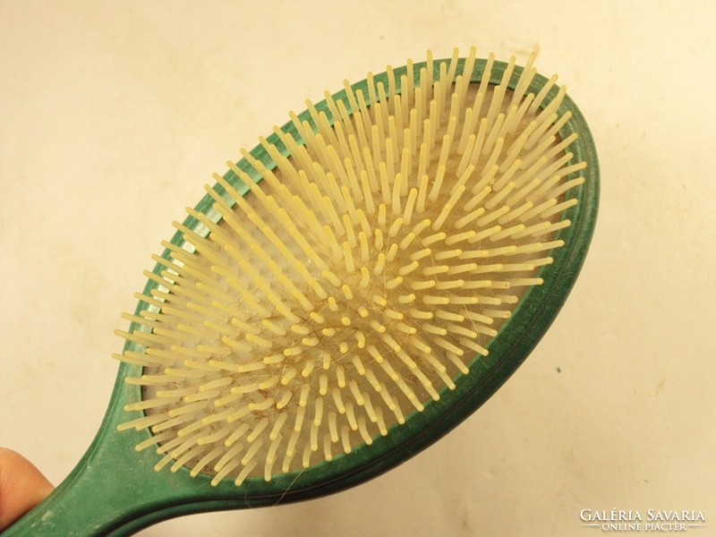 Old retro plastic hairbrush brush toilet - approx. From the 1970s