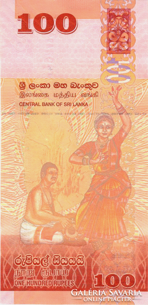 Srí Lanka 100 rúpia 2019 UNC