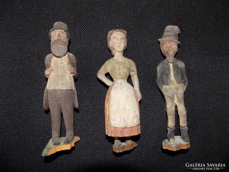 Biedermeier wooden figures 1850-1870 !!