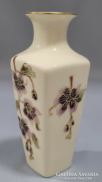 Zsolnay hand painted porcelain vase