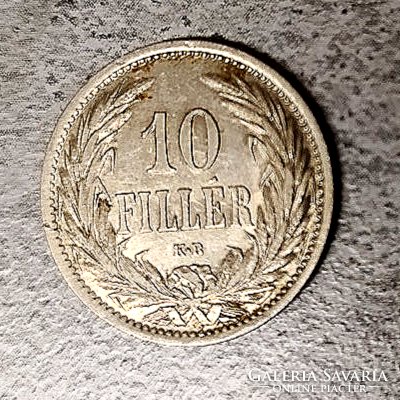 10 fillér 1908 KB