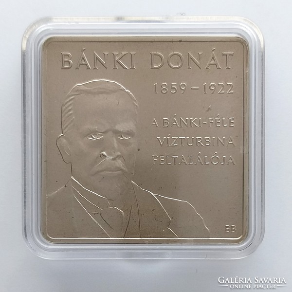 2009 Bánki Donát, Vízturbina Négyzetes 1000 Forint. BU. (No: 22/109.)