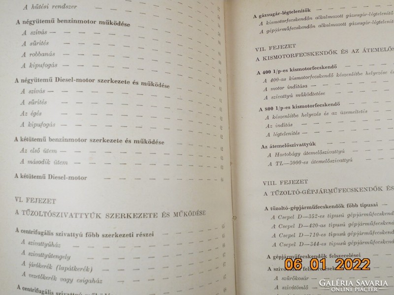 Belügyminisztérium Tanulmányi és kiképzési csoportfőnökség- Alapfokú tűzoltó műszaki ismeretek 1971