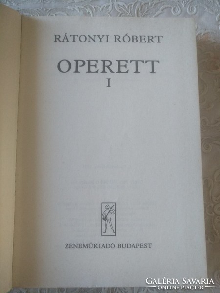Robert Rátonyi: operetta 1., Negotiable